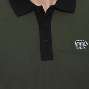 Jack Nicklaus Calibre Polo Shirt Pria Regular Fit Deep Olive