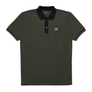 Jack Nicklaus Calibre Polo Shirt Pria Regular Fit Deep Olive