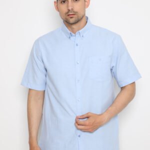Jobb Clifford Kemeja Pria Lengan Pendek Regular Fit Biru
