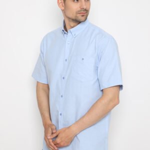 Jobb Clifford Kemeja Pria Lengan Pendek Regular Fit Biru