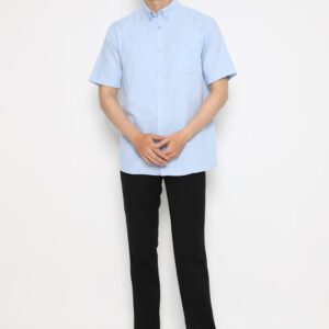 Jobb Clifford Kemeja Pria Lengan Pendek Regular Fit Biru