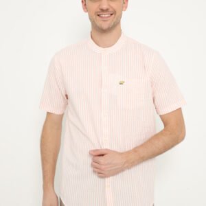 Jack Nicklaus Paradise Kemeja Pria Lengan Pendek Slim Fit Peach