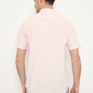 Jack Nicklaus Paradise Kemeja Pria Lengan Pendek Slim Fit Peach