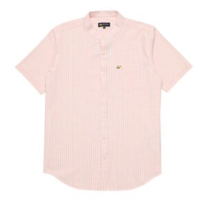 Jack Nicklaus Paradise Kemeja Pria Lengan Pendek Slim Fit Peach