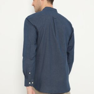 Jack Nicklaus Eldorado Kemeja Pria Lengan Panjang Slim Fit Navy