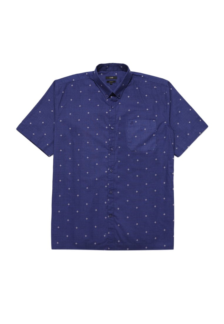 Jobb Axel Kemeja Pria Lengan Pendek Regular Fit Navy - Image 6