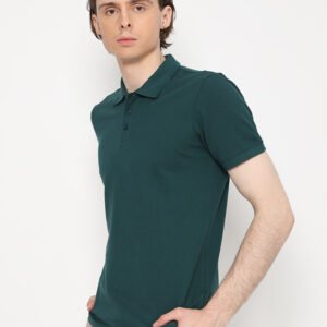Jobb Sanders Polo Shirt Pria Lengan Pendek Slim Fit Hijau