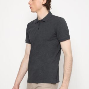 Jobb Sanders Polo Shirt Pria Lengan Pendek Slim Fit Dark Grey