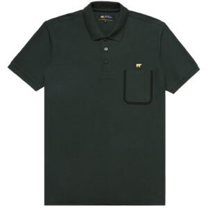 Jack Nicklaus Palm Island Polo Shirt Pria Regular Fit Camping Green