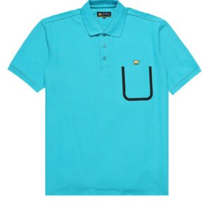 Jack Nicklaus Palm Island Polo Shirt Pria Regular Fit Blue Bird