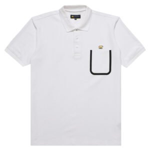 Jack Nicklaus Palm Island Polo Shirt Pria Regular Fit Putih