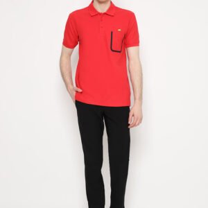 Jack Nicklaus Palm Island Polo Shirt Pria Regular Fit Chili Red