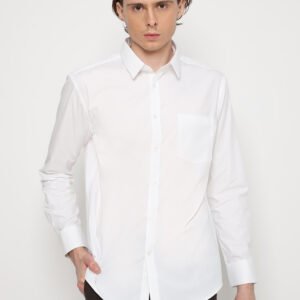 Jobb Truro Kemeja Pria Lengan Panjang Regular Fit Putih