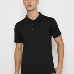 Jobb Candana Polo Shirt Pria Lengan Pendek Slim Fit Hitam