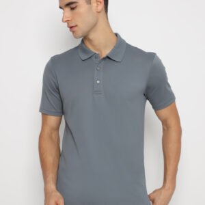 Jobb Candana Polo Shirt Pria Lengan Pendek Slim Fit Abu-Abu