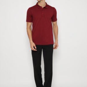 Jobb Candana Polo Shirt Pria Lengan Pendek Slim Fit Maroon