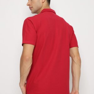 Jack Nicklaus Spring City Polo Shirt Pria Regular Fit Maroon