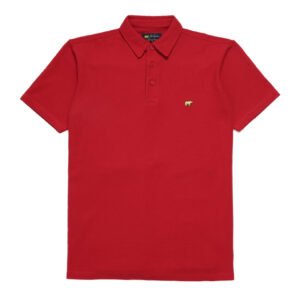 Jack Nicklaus Spring City Polo Shirt Pria Regular Fit Maroon