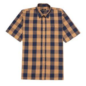 Jobb Owen Kemeja Pria Lengan Pendek Regular Fit Mustard