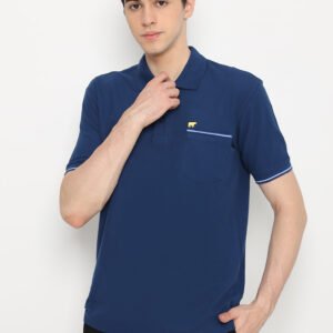 Jack Nicklaus Spectrum Polo Shirt Pria Regular Fit Estate Blue