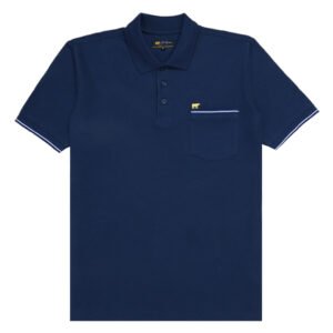 Jack Nicklaus Spectrum Polo Shirt Pria Regular Fit Estate Blue
