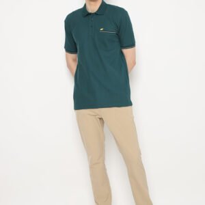 Jack Nicklaus Spectrum Polo Shirt Pria Regular Fit Panderosa Green