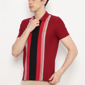 Jack Nicklaus May River Polo Shirt Pria Slim Fit Burgundy