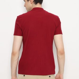 Jack Nicklaus May River Polo Shirt Pria Slim Fit Burgundy