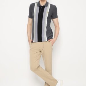 Jack Nicklaus May River Polo Shirt Pria Slim Fit Iron Gate