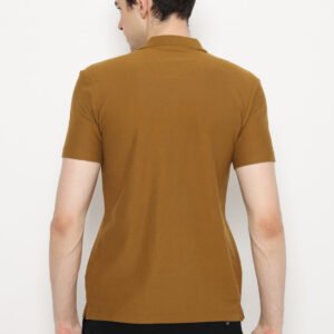 Jack Nicklaus May River Polo Shirt Pria Slim Fit Tapenade Brown