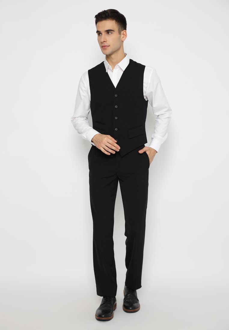 Jobb Vest Bellwool-V Formal Hitam - Image 4