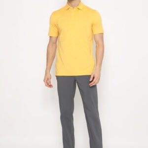 Jack Nicklaus Handanovic Premium Tonal two color Solid Polo Banana Cream