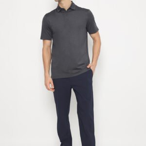 Jack Nicklaus Handanovic Premium Tonal two color Solid Polo Caviar