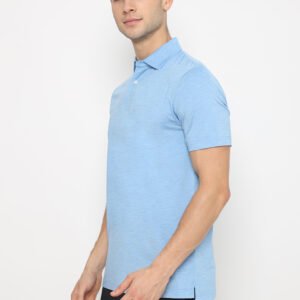 Jack Nicklaus Handanovic Premium Tonal two color Solid Polo Silver Lake