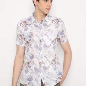 Jobb Gladys Kemeja Pria Lengan Pendek Putih