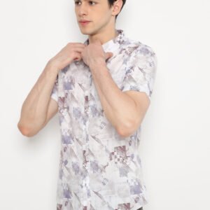 Jobb Gladys Kemeja Pria Lengan Pendek Putih