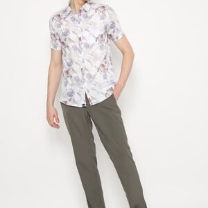 Jobb Gladys Kemeja Pria Lengan Pendek Putih