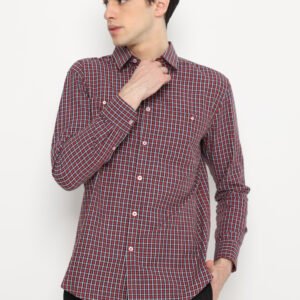 Jobb Delbert Kemeja Pria Lengan Panjang Regular Fit Merah