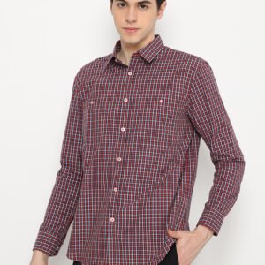 Jobb Delbert Kemeja Pria Lengan Panjang Regular Fit Merah