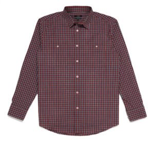Jobb Delbert Kemeja Pria Lengan Panjang Regular Fit Merah