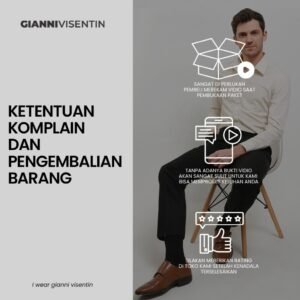 Gianni Visentin Kemeja Stretch Oxford Lengan Pendek Reguler Fit - Merah Bata - 6085